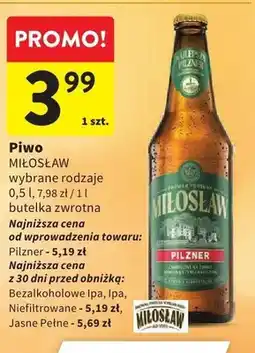 Intermarche Piwo Miłosław Pilzner oferta