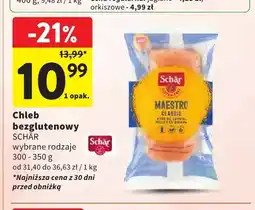 Intermarche Chleb bezglutenowy Maestro Classic Schär oferta