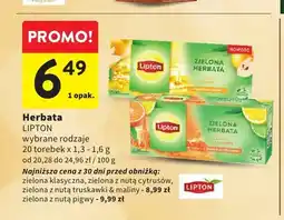 Intermarche Herbata zielona Lipton klasyczna oferta
