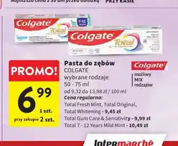 Intermarche Wybrane pasty do zębów Colgate Total oferta