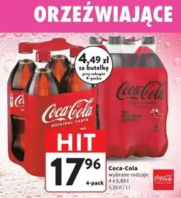 Intermarche Napój gazowany Coca-Cola Zero Cukru 4-pak oferta