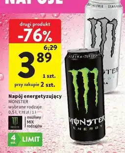 Intermarche Napój energetyzujący Monster Energy oferta