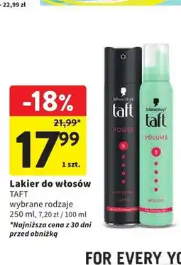 Intermarche Lakier do włosów Schwarzkopf Taft oferta