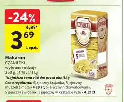 Intermarche Makaron 5-jajeczny krajanka Czaniecki oferta