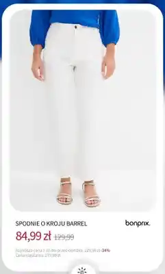 BonPrix Spodnie o kroju barrel Bonprix oferta