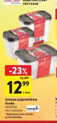 Intermarche Zestaw pojemników Fredo Keeper oferta