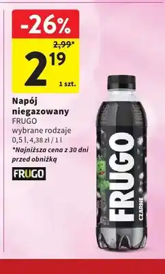 Intermarche Napój niegazowany Frugo Czarne oferta