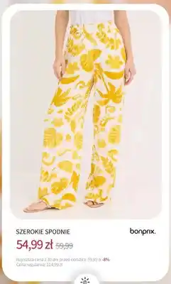 BonPrix Spodnie szerokie Bonprix oferta