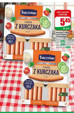 Dino Parówki Premium z fileta z kurczaka Tarczyński oferta