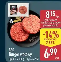 ALDI BBQ Burger wołowy oferta