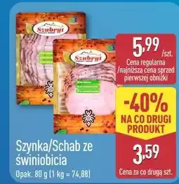 ALDI Szynka/Schab ze świniobicia Szubryt oferta