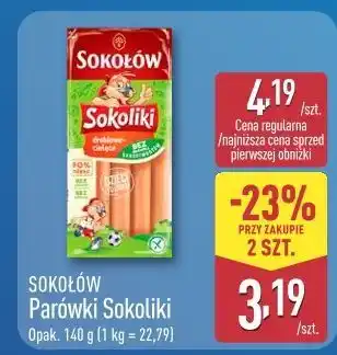 ALDI SOKOŁÓW Parówki Sokoliki oferta