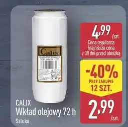 ALDI Calix Wkład olejowy do zniczy 72 h oferta