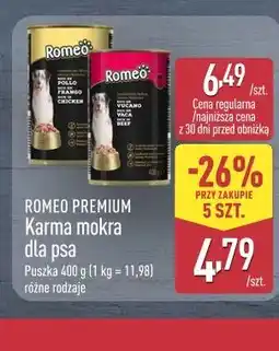 ALDI Romeo Premium Karma mokra dla psa oferta