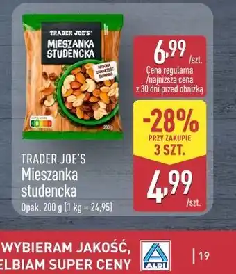 ALDI Mieszanka studencka Trader Joe's oferta