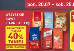 ALDI Wszystkie kawy ziarniste 1 kg (MK Café, Dallmayr, Lavazza, Segafredo, Barissimo) oferta