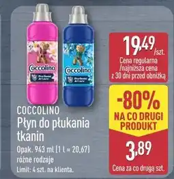 ALDI Coccolino płyn do płukania tkanin oferta