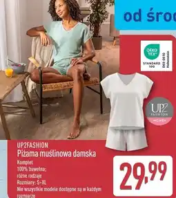ALDI Piżama muślinowa damska UP2FASHION oferta