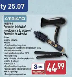 ALDI Suszarko-lokówka / Prostownica do włosów / Suszarka do włosów AMBIANO oferta