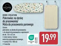 ALDI Pokrowiec na deskę do prasowania / Mata do prasowania parowego HOME CREATION oferta