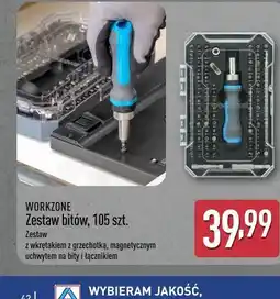 ALDI WORKZONE Zestaw bitów, 105 szt oferta