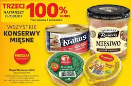 Kaufland Konserwy mięsne Krakus, Spichlerz Rusiecki, Profi, Podlaski oferta