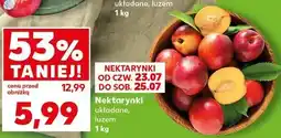 Kaufland Nektarynki układane, luzem oferta