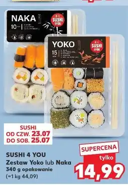 Kaufland SUSHI 4 YOU Zestaw Yoko lub Naka oferta