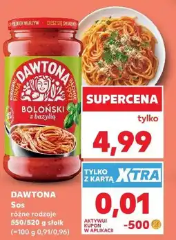 Kaufland Dawtona Sos różne rodzaje oferta