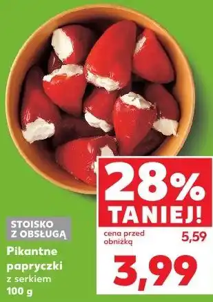 Kaufland Pikantne papryczki z serkiem oferta