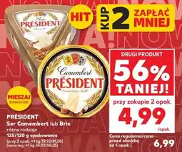 Kaufland PRÉSIDENT Ser Camembert lub Brie oferta