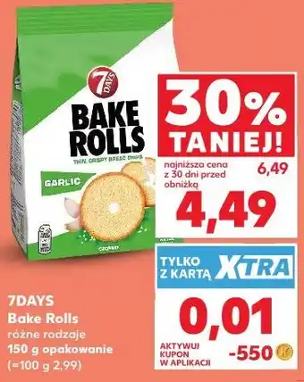 Kaufland 7Days Bake Rolls oferta