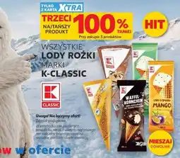 Kaufland K-Classic Lody rożki oferta