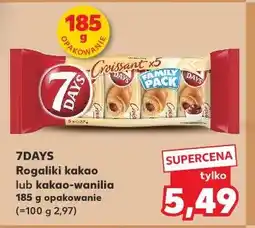Kaufland 7DAYS Rogaliki kakao lub kakao-wanilia oferta