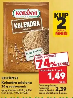 Kaufland KOTÁNYI Kolendra mielona oferta