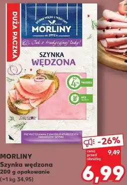 Kaufland Morliny Szynka wędzona oferta