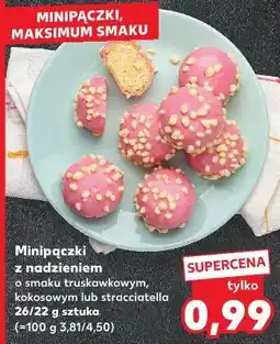 Kaufland Minipączki z nadzieniem o smaku truskawkowym, kokosowym lub stracciatella oferta