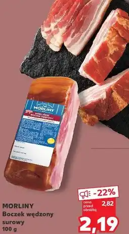 Kaufland Morliny Boczek wędzony surowy oferta