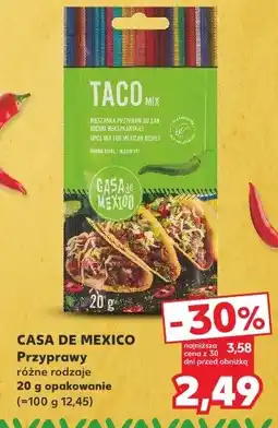 Kaufland CASA DE MEXICO Przyprawy oferta