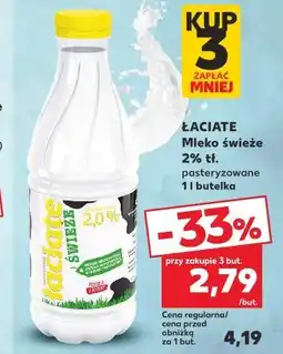 Kaufland Mleko świeże 2% Łaciate oferta