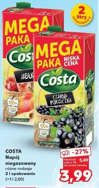 Kaufland Costa Napój niegazowany oferta