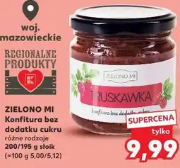 Kaufland Zielono Mi Konfitura bez dodatku cukru, różne rodzaje oferta