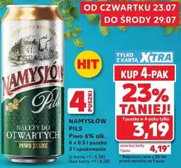 Kaufland Namysłów Pils Piwo 6% alk oferta