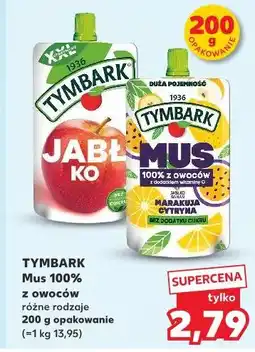 Kaufland Tymbark Mus 100% z owoców oferta
