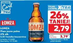 Kaufland Łomża Piwo jasne pełne 6% alk oferta