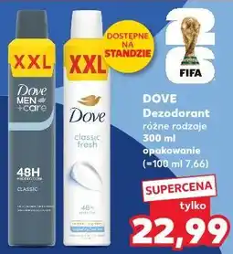 Kaufland Dezodorant Dove różne rodzaje oferta