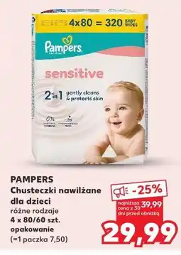 Kaufland Pampers Chusteczki nawilżane dla dzieci oferta