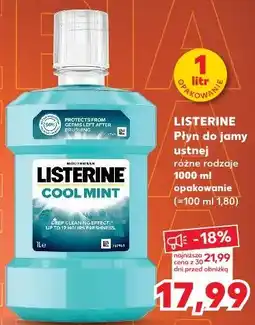 Kaufland LISTERINE Płyn do jamy ustnej oferta