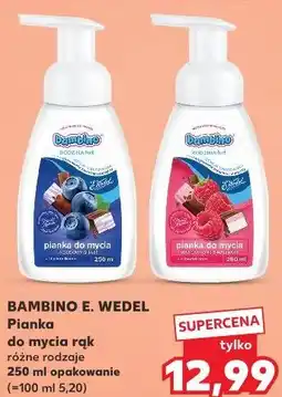 Kaufland Bambino E. Wedel Pianka do mycia rąk oferta