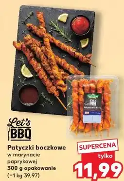 Kaufland Let's BBQ Patyczki boczkowe w marynacie paprykowej oferta